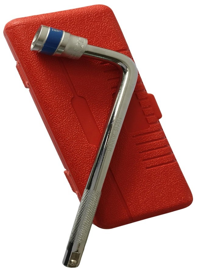 Inditrust مجموعة مقابض مفاتيح ربط من الكروم والفاناديوم من إنديتراست، 10 قطع، مقاس 1/2 بوصة، مناسبة لصناديق الأدوات، و ... - Image 4